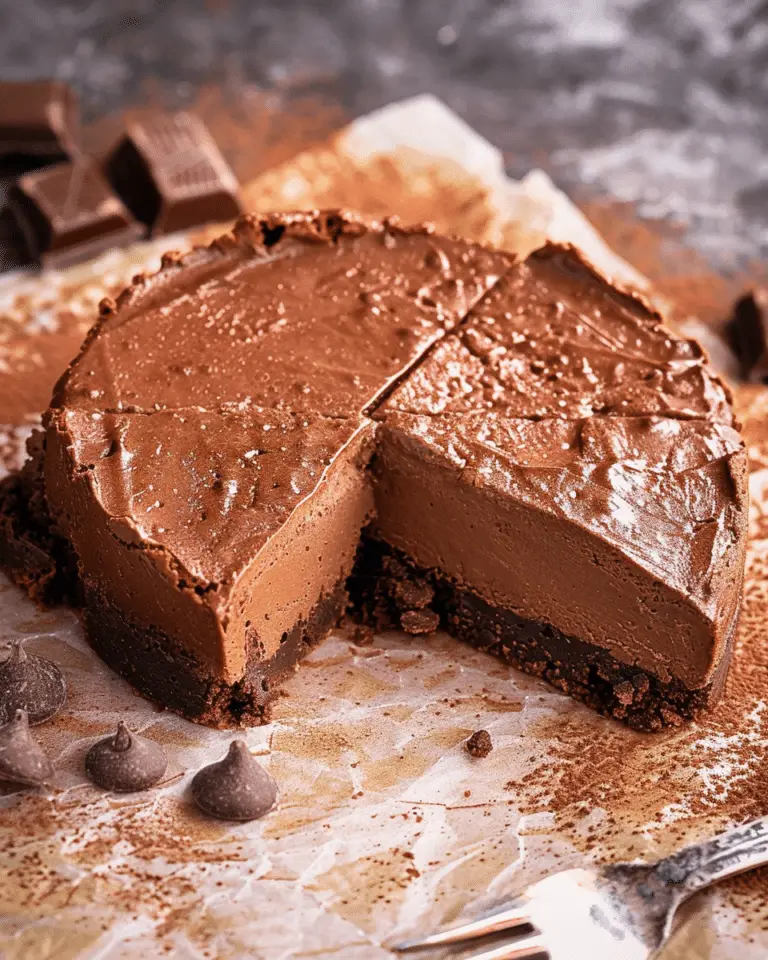 Chocolate Basque Cheesecake
