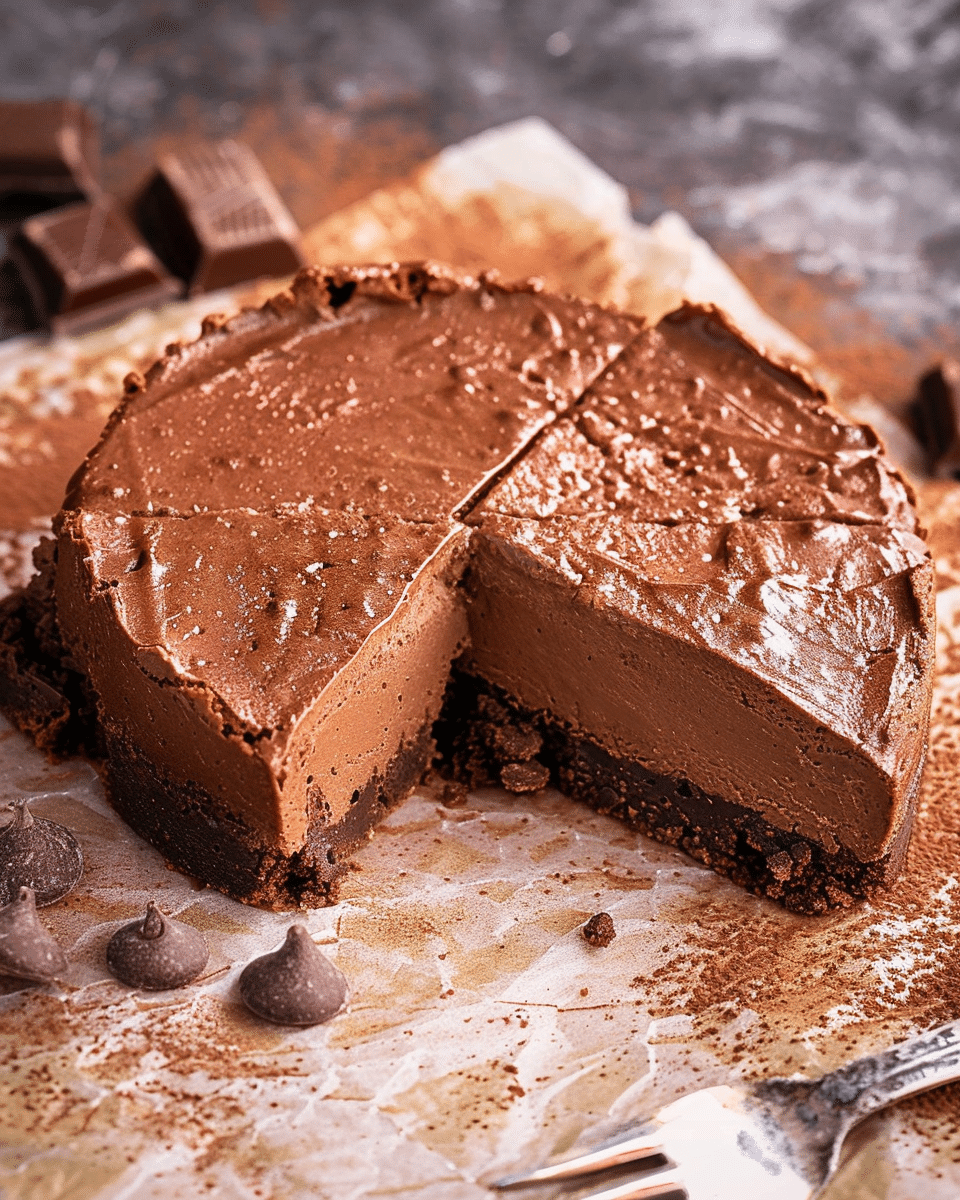 Chocolate Basque Cheesecake