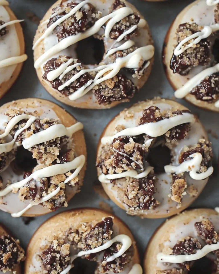 Cinnamon Roll Donuts with Cream Cheese Icing