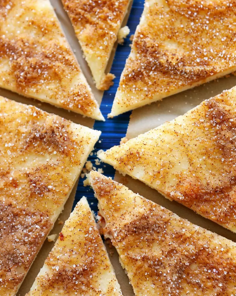 Cinnamon Sugar Dessert Pizza