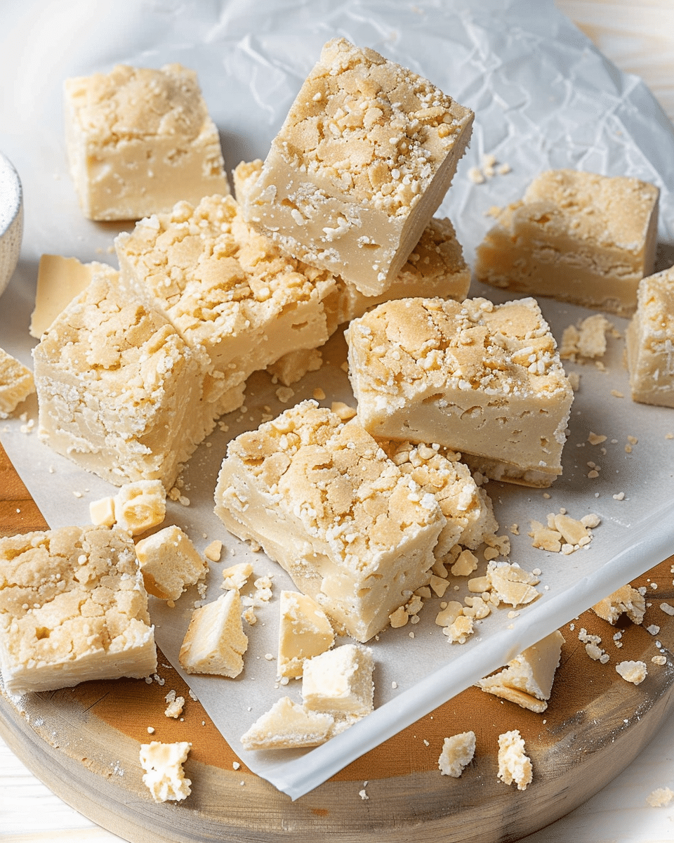 Salted Halva Blondies