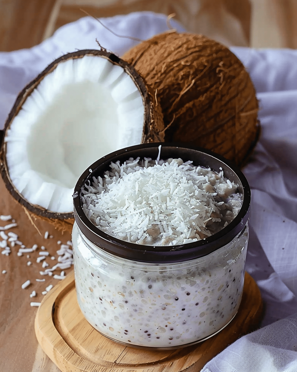 Coconut Overnight Oats (Bounty-Style)