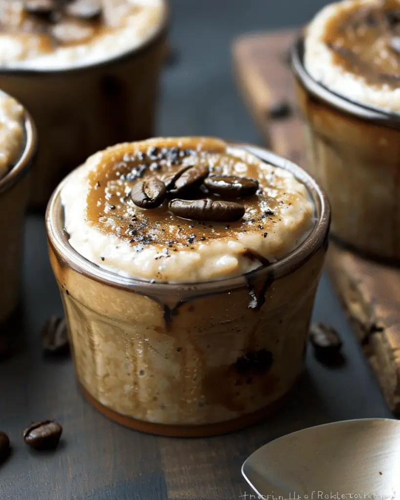 Coffee Rice Pudding
