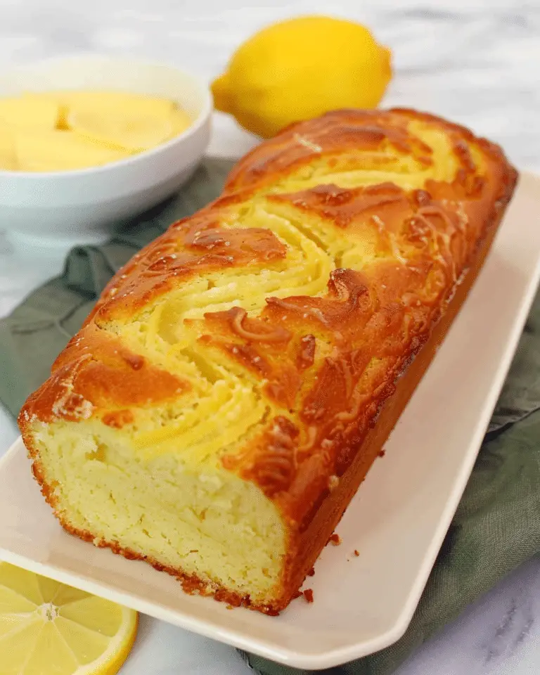 Cream Cheese Swirl Lemon Bread