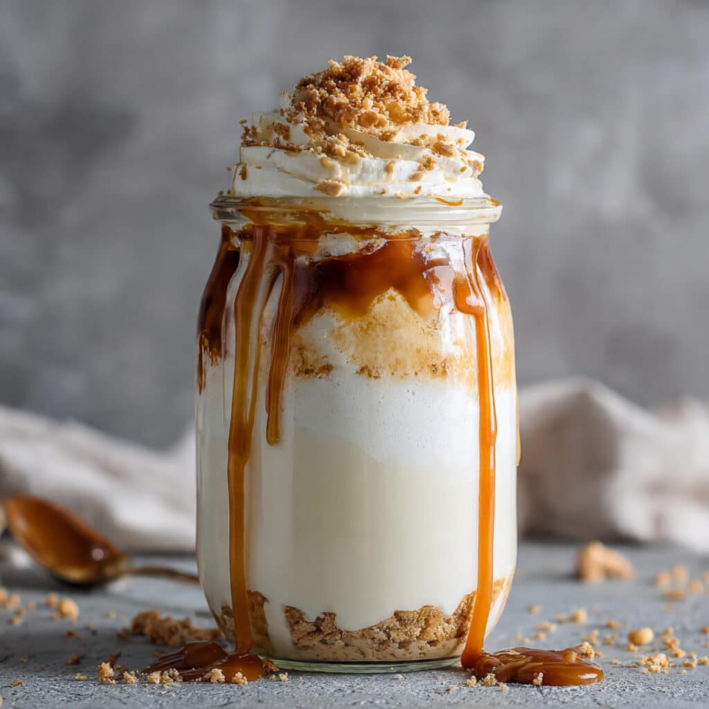 Creamy Caramel, Crunchy Milk Chocolate & Brownies in a Jar