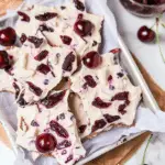 Creamy Cherry Float Frozen Yogurt Bark
