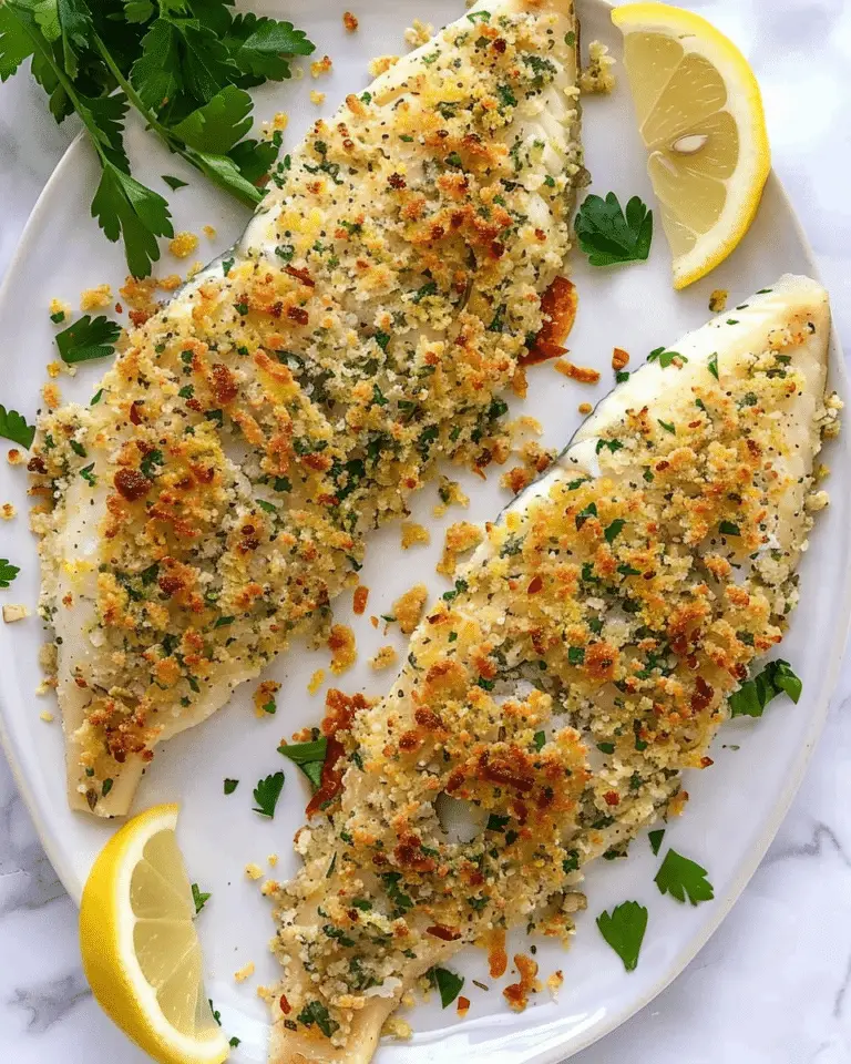 Crispy Lemon Baked Fish