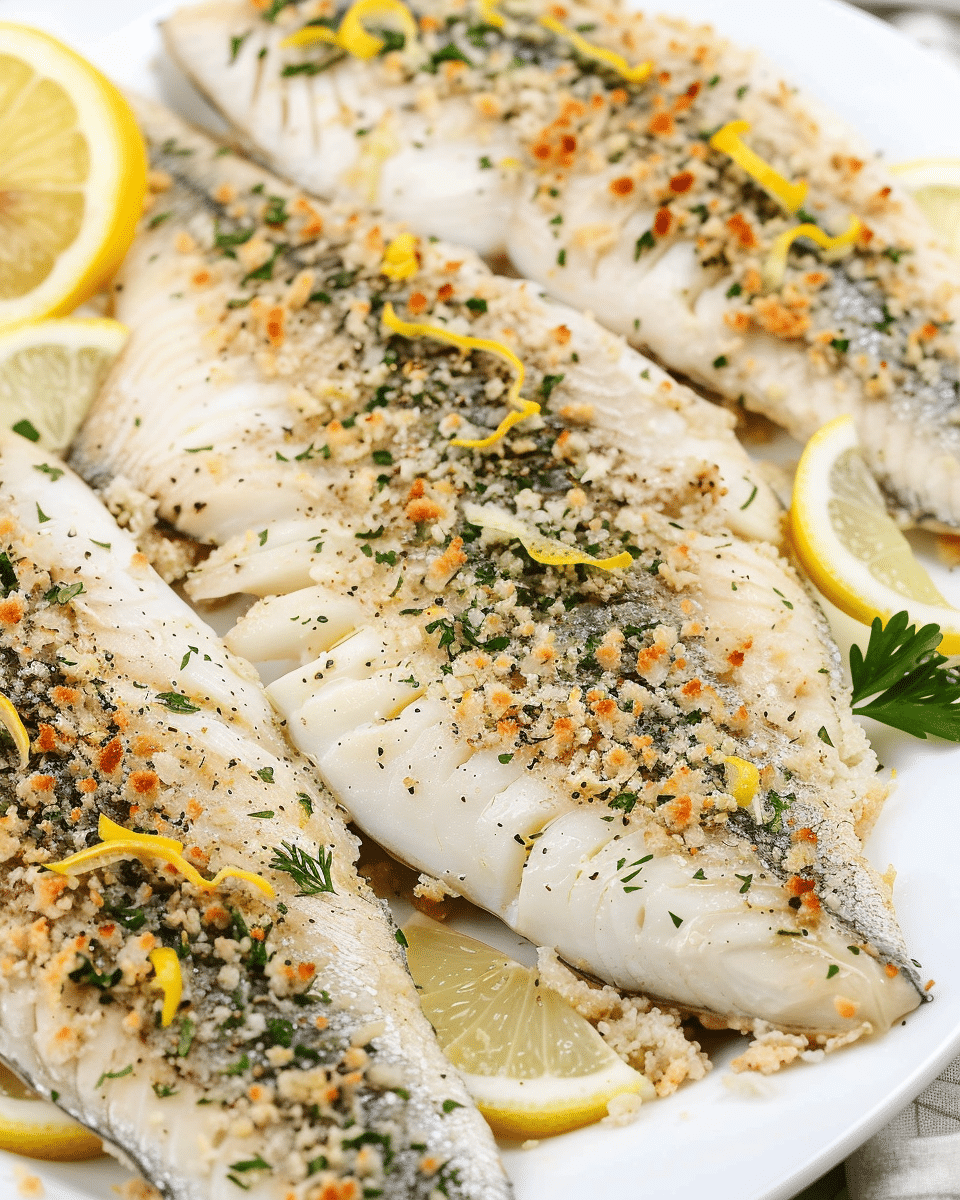 Crispy Lemon Baked Fish