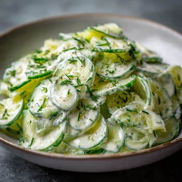 Creamy Cucumber Salad