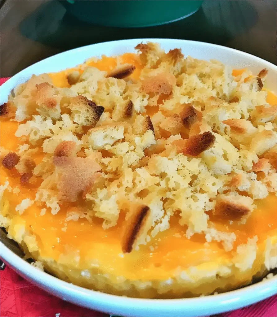 Custard Bread Pudding (Baked)