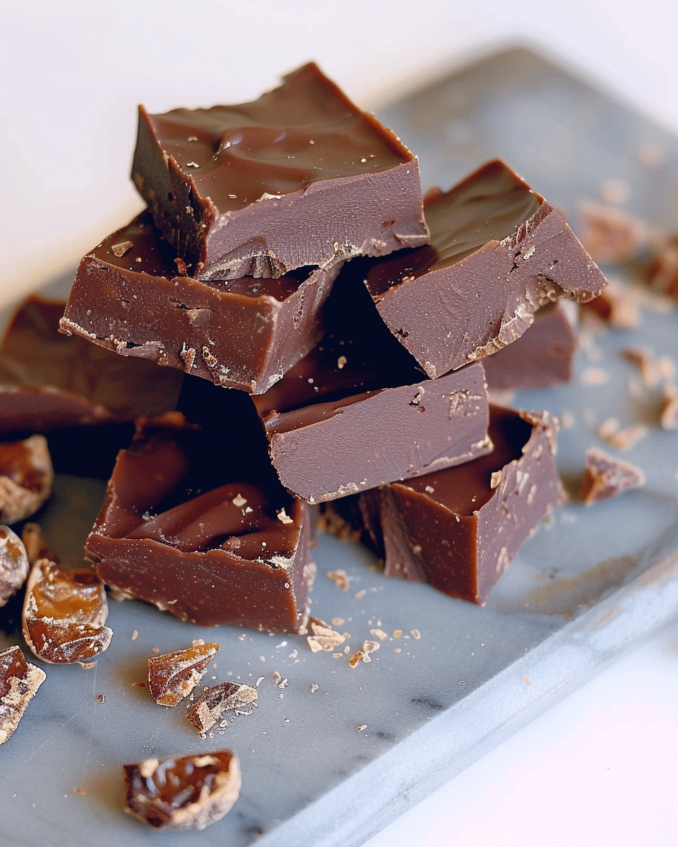 Date Sweetened Chocolate Fudge (Paleo, Vegan)