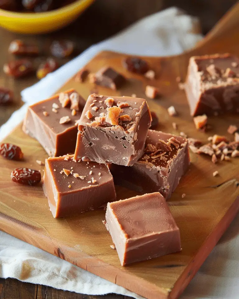 Date Sweetened Chocolate Fudge (Paleo, Vegan)