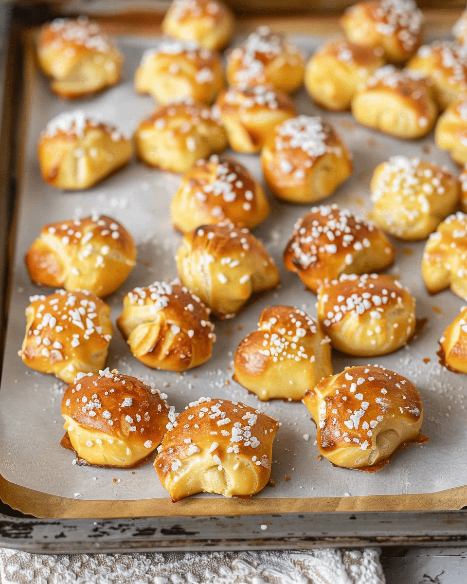 Easy Homemade Soft Pretzel Bites
