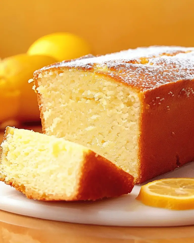 Easy Moist Lemon Loaf