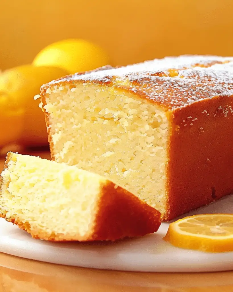 Easy Moist Lemon Loaf