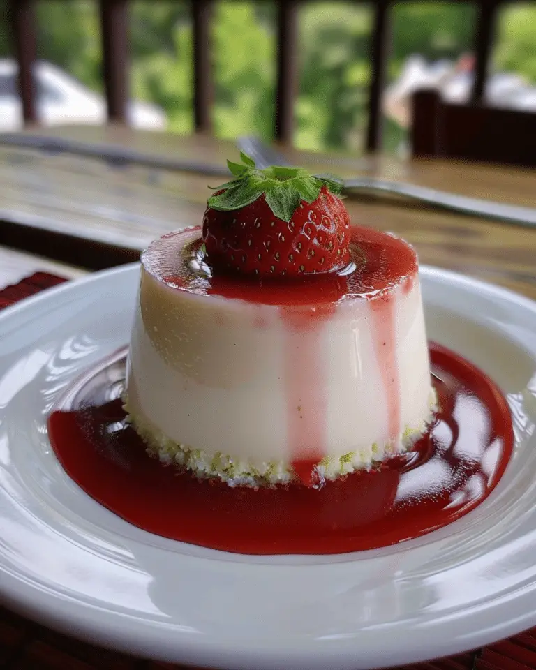 Easy Strawberry Panna Cotta Recipe