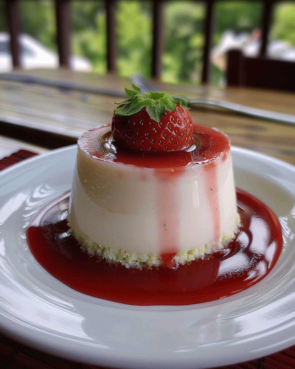 Easy Strawberry Panna Cotta Recipe