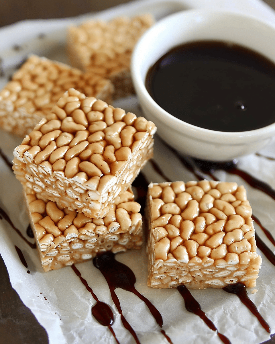 Espresso Rice Krispie Treats With Irish Cream Flavor