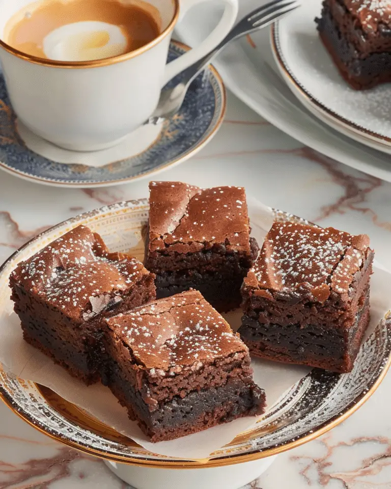 Espresso Brown Butter Mochi Brownies