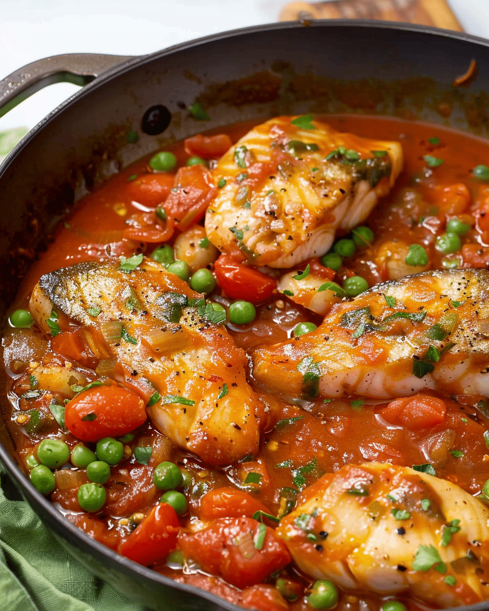 Fish, Saffron and Tomato Stew