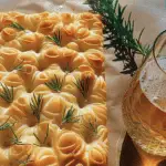 Focaccia Bread with Big Bubbles and Pissaladière-Style Toppings