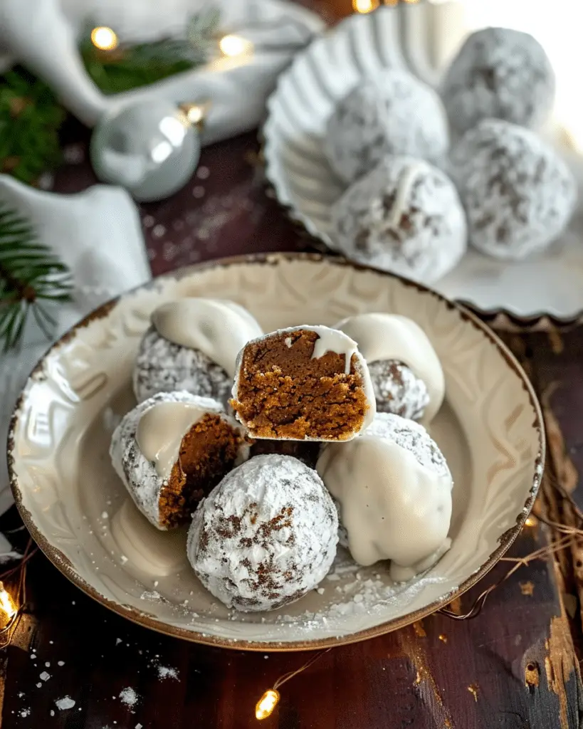 Gingerbread Bites with Cream Cheese Glaze