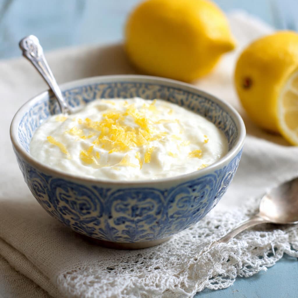 Greek Yogurt Lemon Pudding