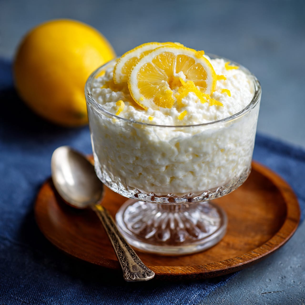 Greek Yogurt Lemon Pudding