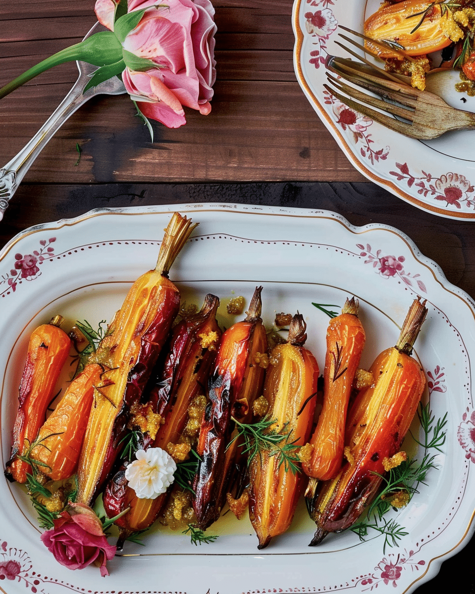 Harissa-and-Maple-Roasted Carrots