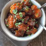 Harissa Honey Cauliflower Poppers