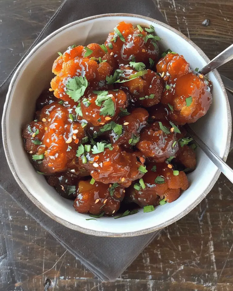 Harissa Honey Cauliflower Poppers