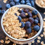 Healthy Blueberry Crisp for Breakfast