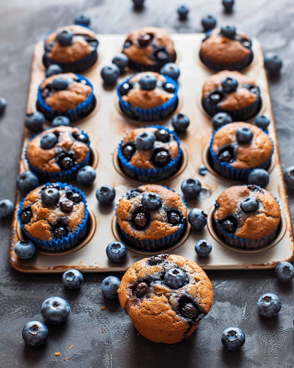 Healthy Blueberry Muffins for Babies and Toddlers