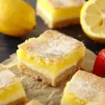 Healthy Greek Yogurt Lemon Bars (Low Calorie)