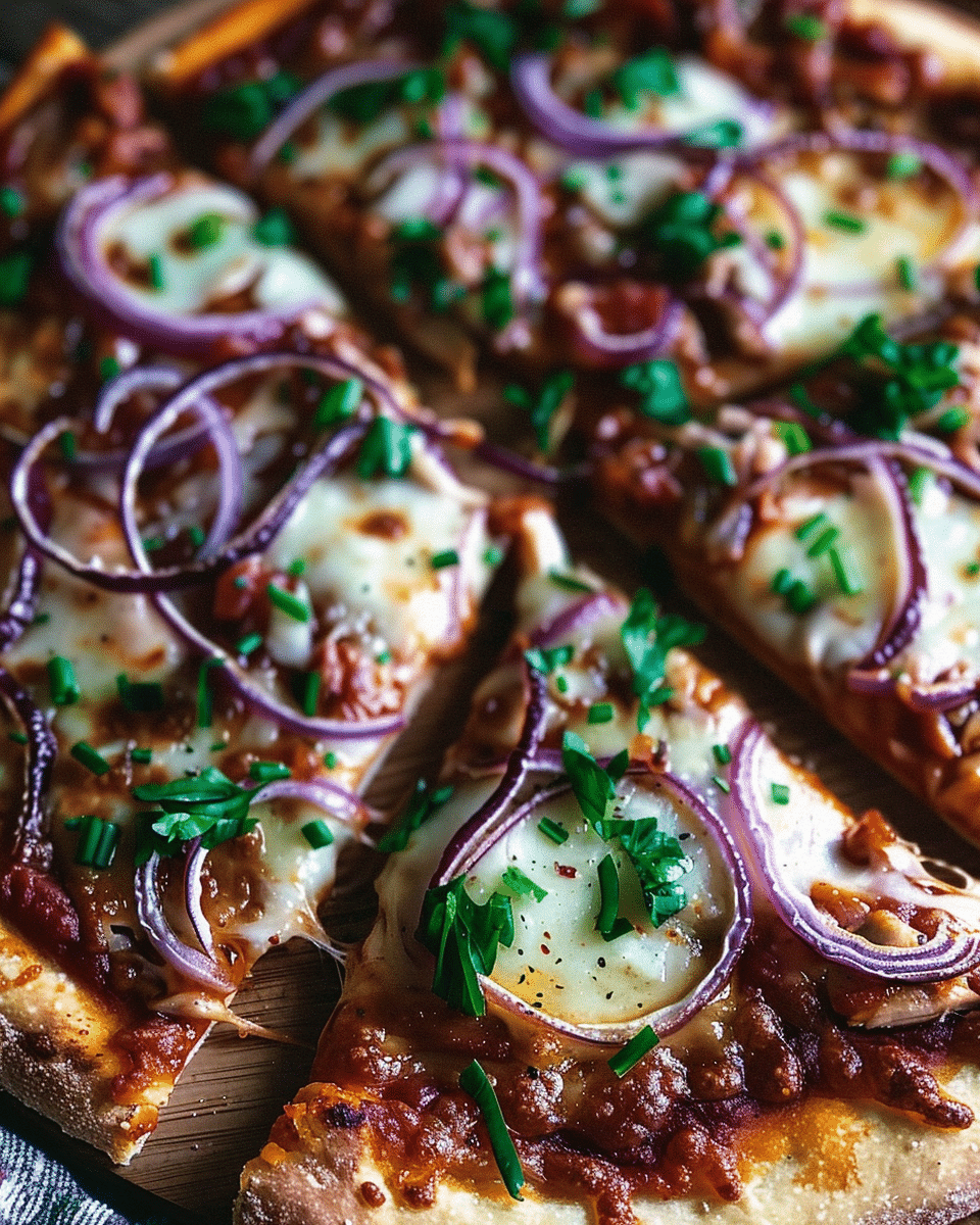 Honey Barbecue Chicken Pizza from Brunei