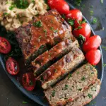 Indian Spiced Chickpea Meatloaf with Butter Sauce Gravy