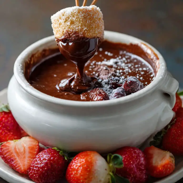 Irresistible Crock Pot Chocolate Fondue