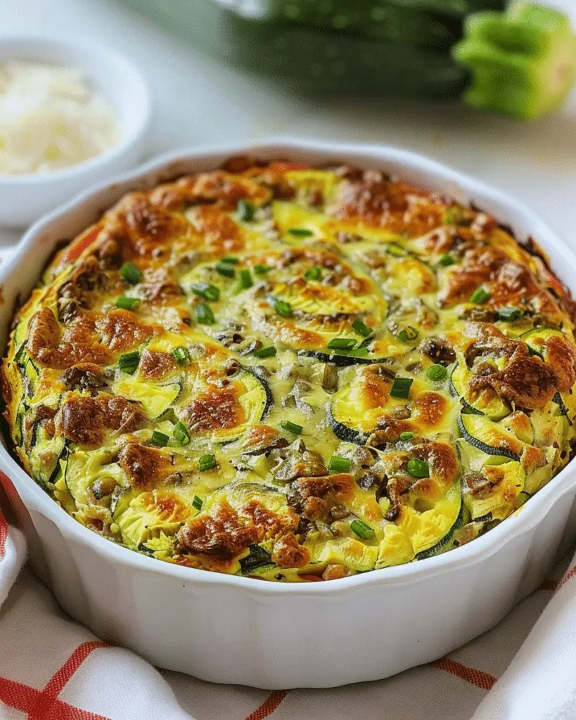 Loaded Zucchini Bake