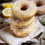 Lemon Rosemary Olive Oil Cake Donuts