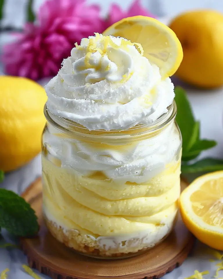 Lemon Cream Parfait Pie Jars