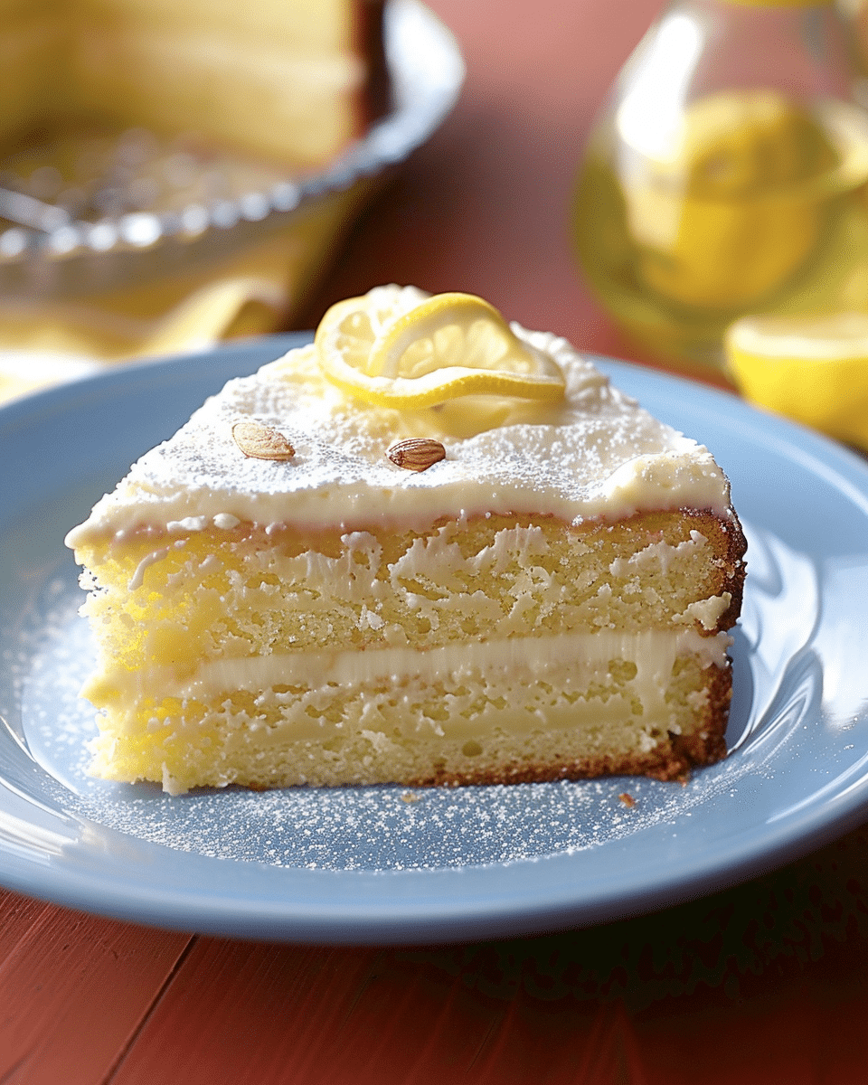 Lemon and Almond Oil Cake