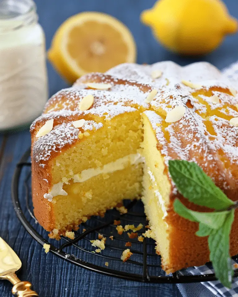 Lemon and Almond Oil Cake