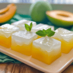 Mango Coconut Jelly Cubes