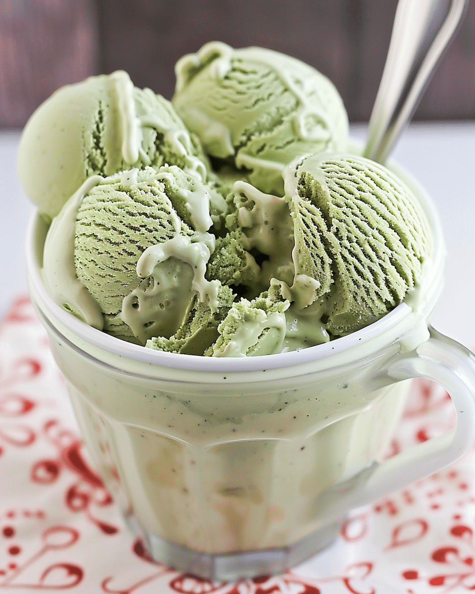 Matcha Coconut Ice Cream