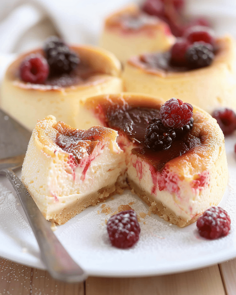 Mini Basque Cheesecake Raspberry Mini Basque Cheesecake | Savory Mom Kitchen