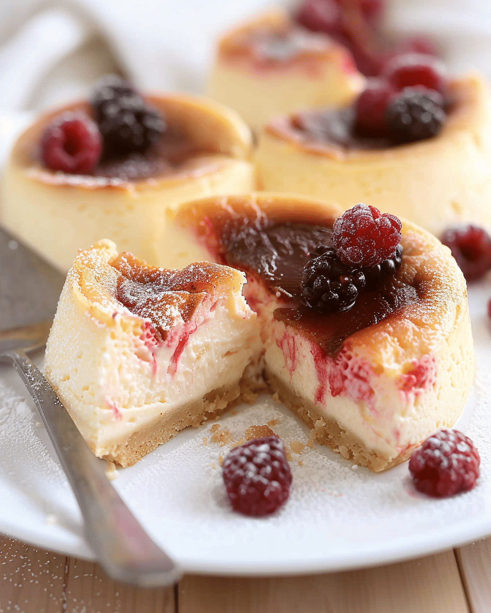 Mini Basque Cheesecake