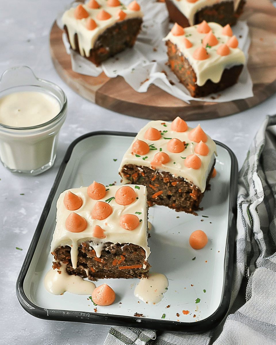 Mini Carrot Cake with Brown Butter Cream Cheese Frosting