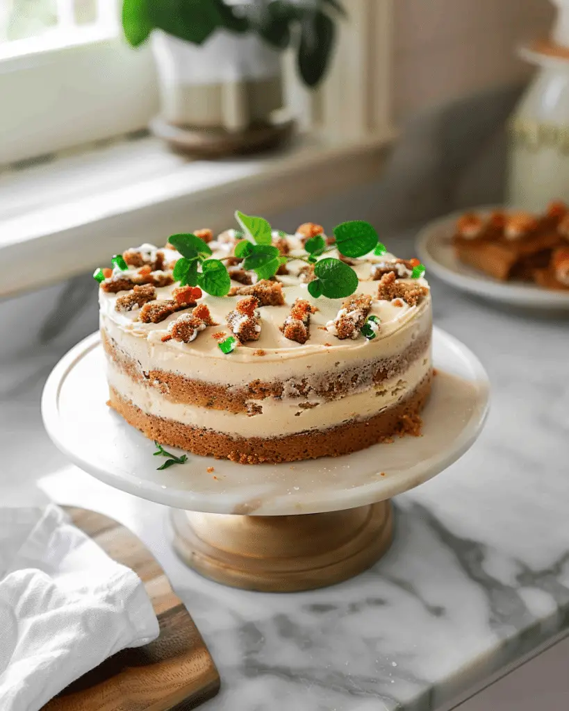 Mini Carrot Cake with Brown Butter Cream Cheese Frosting