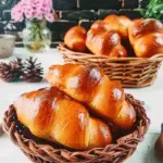 Mini Chocolate Stuffed Vanilla Bean Brioche À Tête