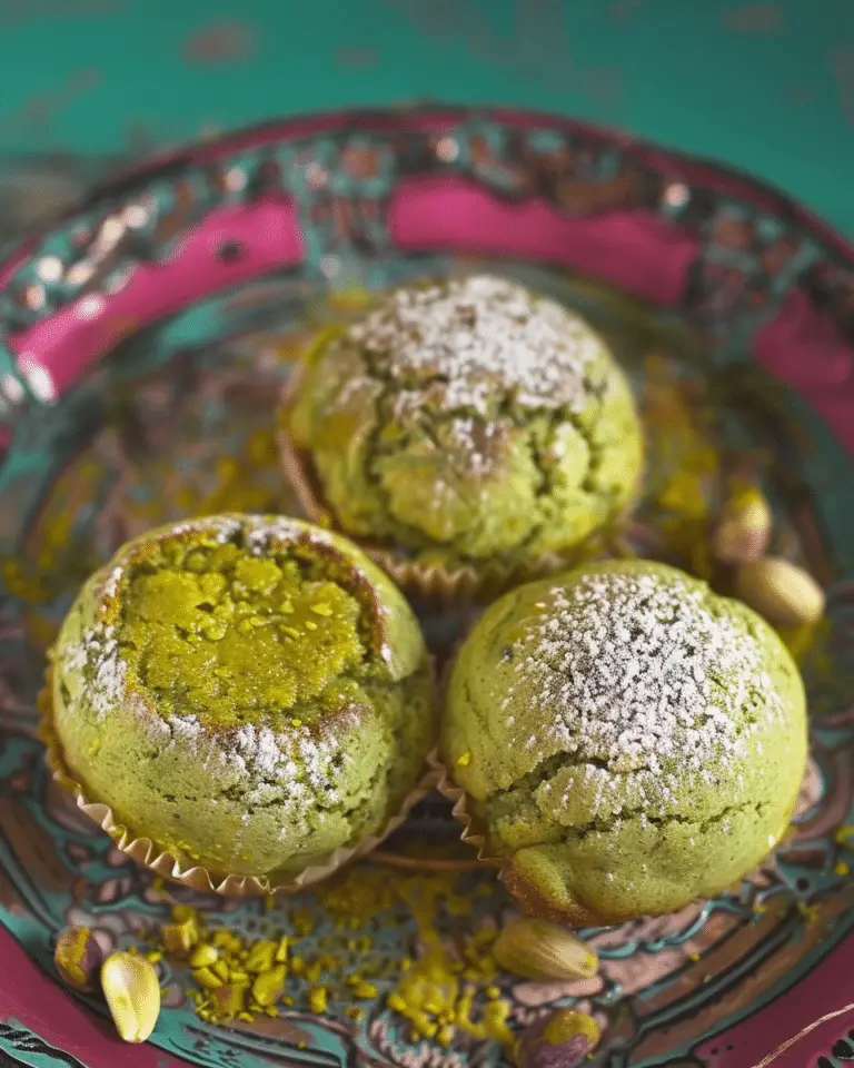 Molten Pistachio Lava Cakes
